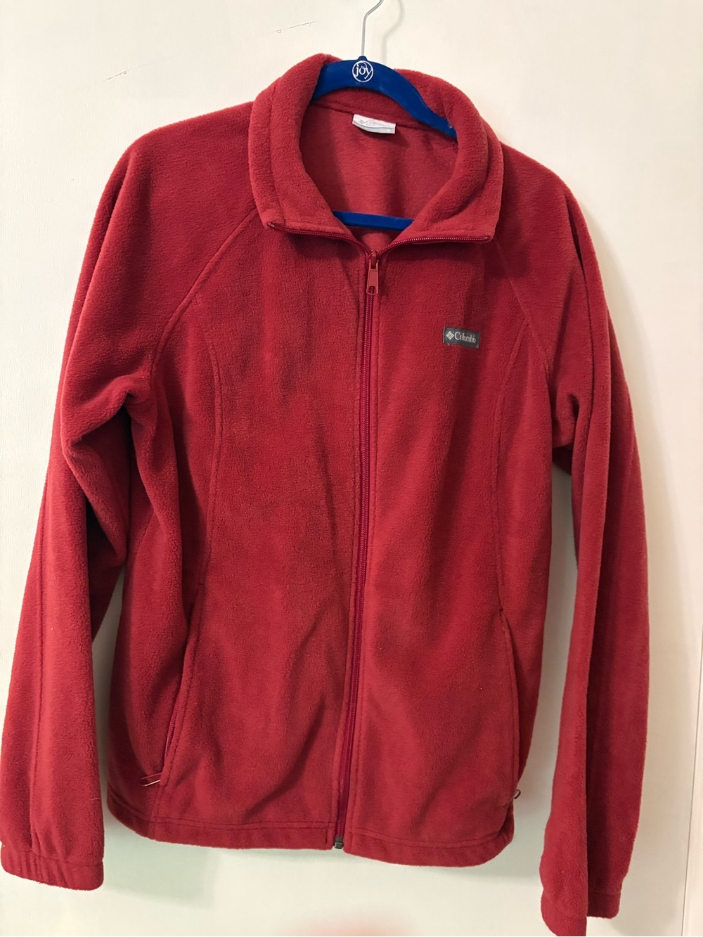 Columbia women’s maroon/red Full-Zip Fleece Jacket size XL $30